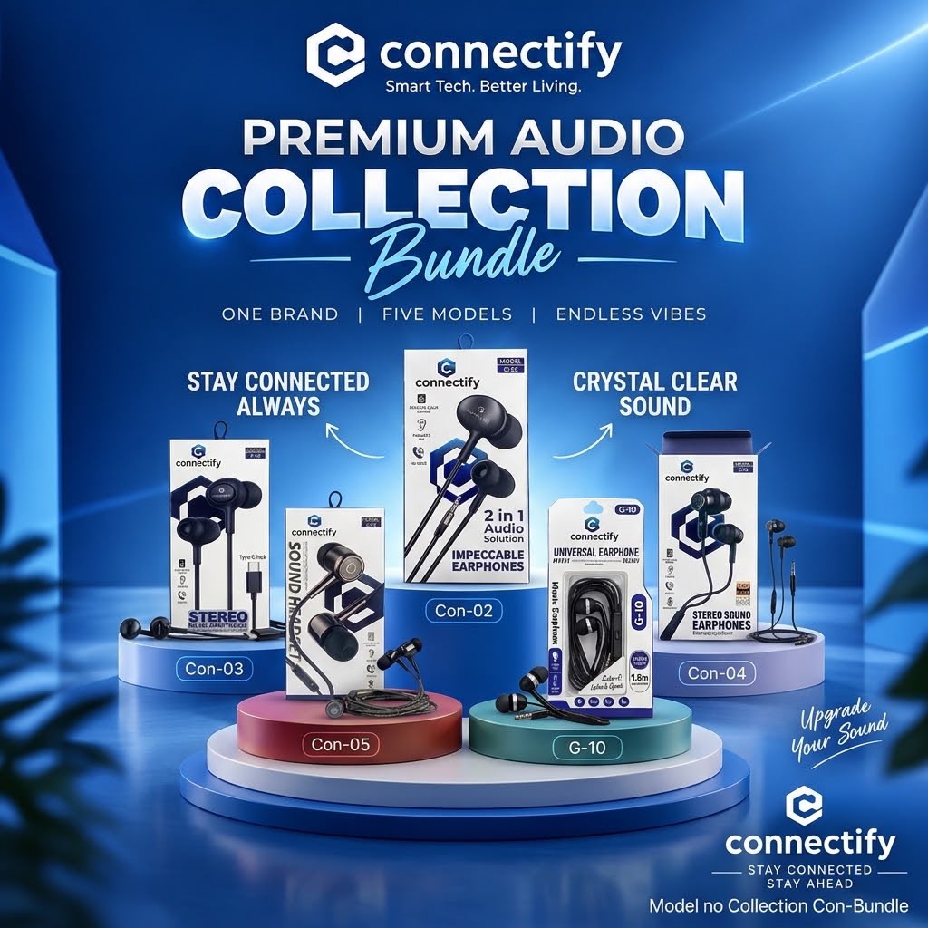 EARPHONES BUNDLE PACK