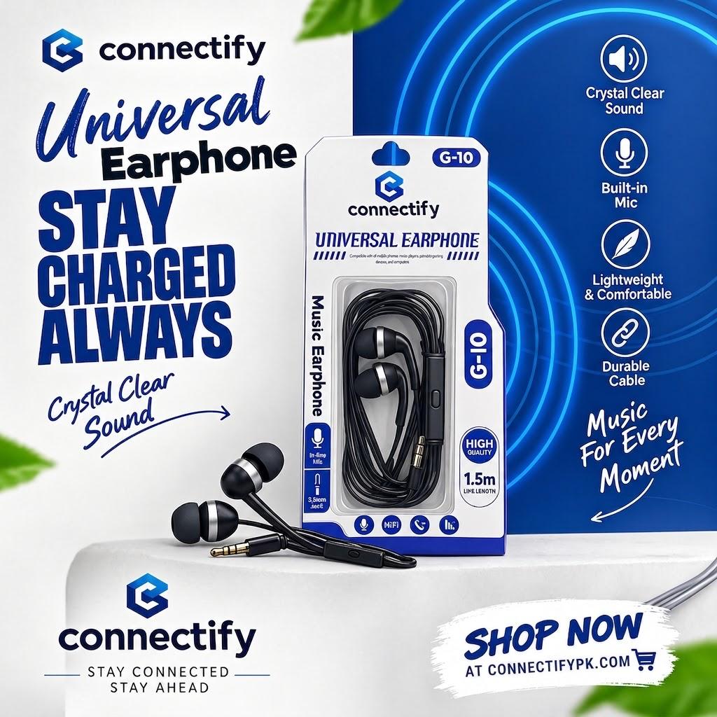 CON-G10 UNIVERSAL EARPHONES
