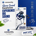 CON-04 STEREO SOUND EARPHONES